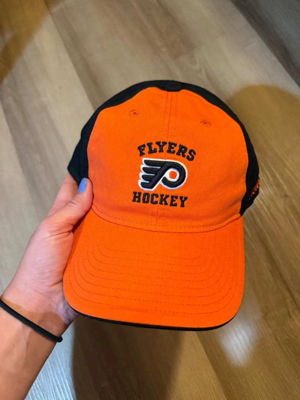 NHL Flyers Orange and Black Embroidered Cap
